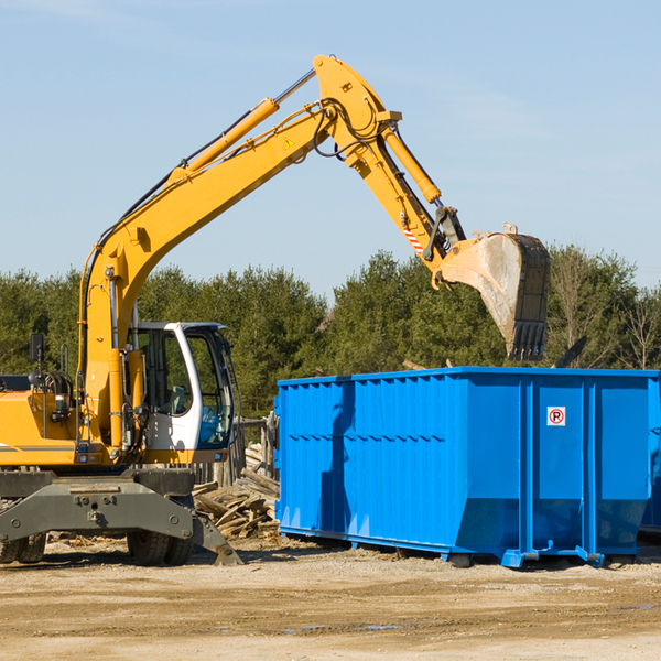 are there any restrictions on where a residential dumpster can be placed in Morada CA